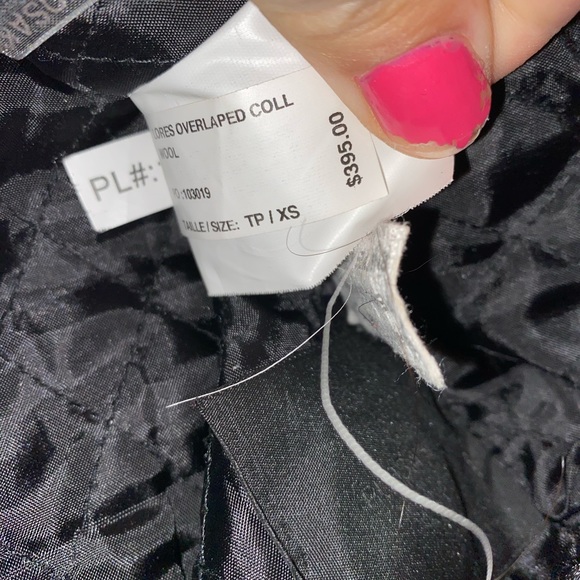 Rudsak jacket wool and leather xsmall - Picture 2 of 3